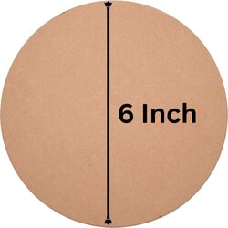 MDF CUTOUT ROUND 6 INCH